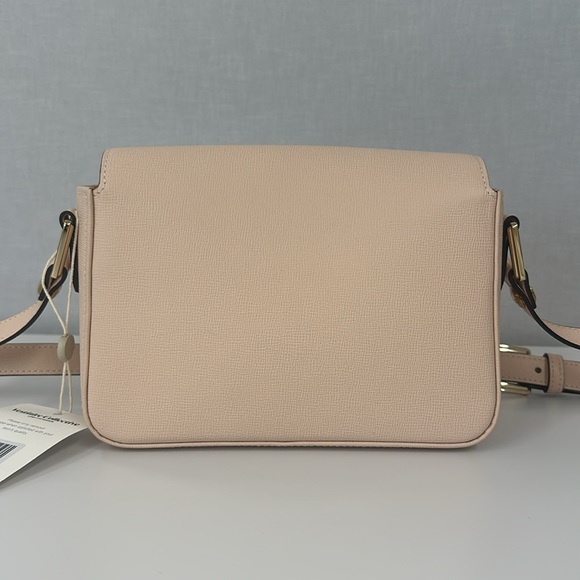 🔥🔥🔥Authentic Longchamp Le Pliage Heritage Blush Pink Leather Crossbody Bag - Picture 5 of 16